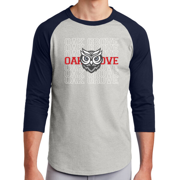 Sport-Tek Adult Colorblock Raglan Jersey Thumbnail