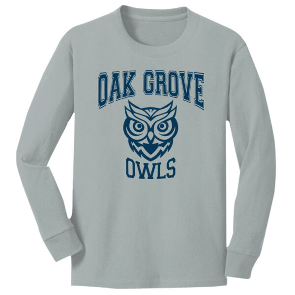   Port & Company® Youth Long Sleeve Core Cotton Tee Thumbnail